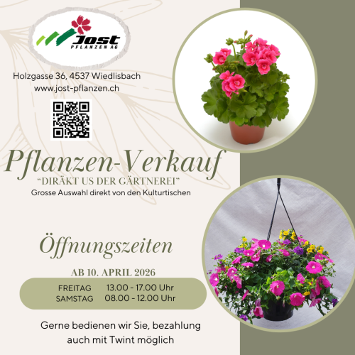 Kopie von Öffnungszeiten Pflanzen-Verkauf Herbst